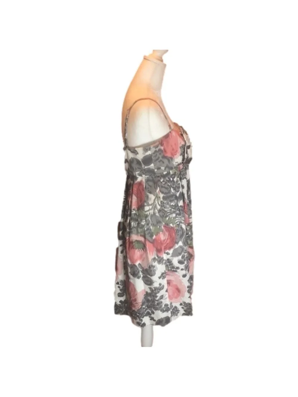 MAGGY LONDON precious pink/Gray/Cream sundress size 6